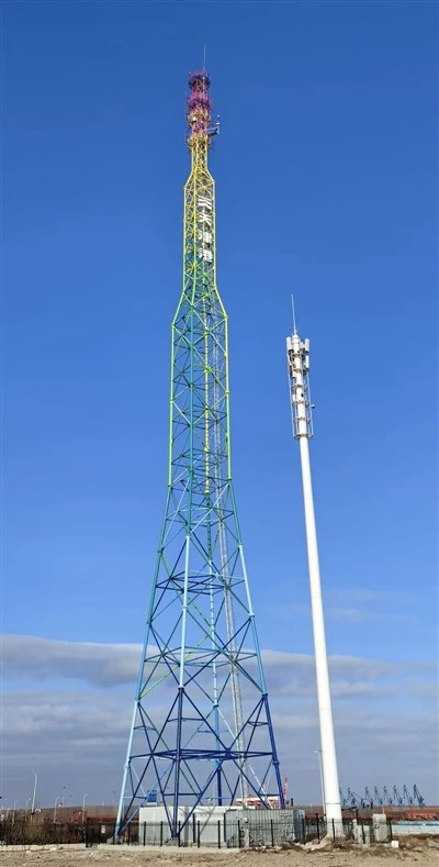 Plaub Legged Communication Tower